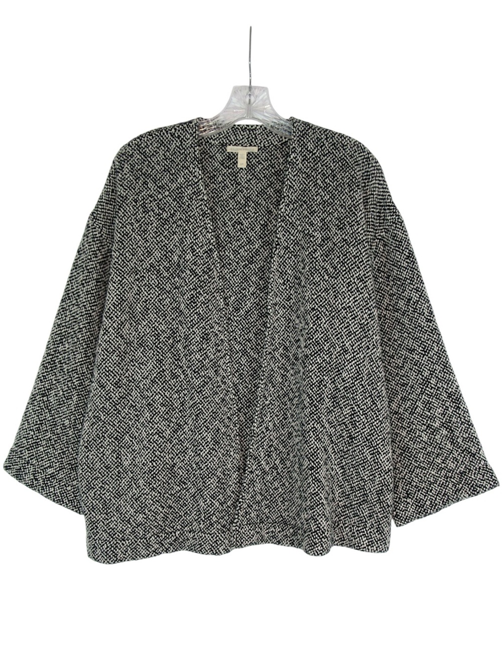 Eileen Fisher Handwoven Peruvian Organic Cotton Kimono Style Cardigan Jacket - S